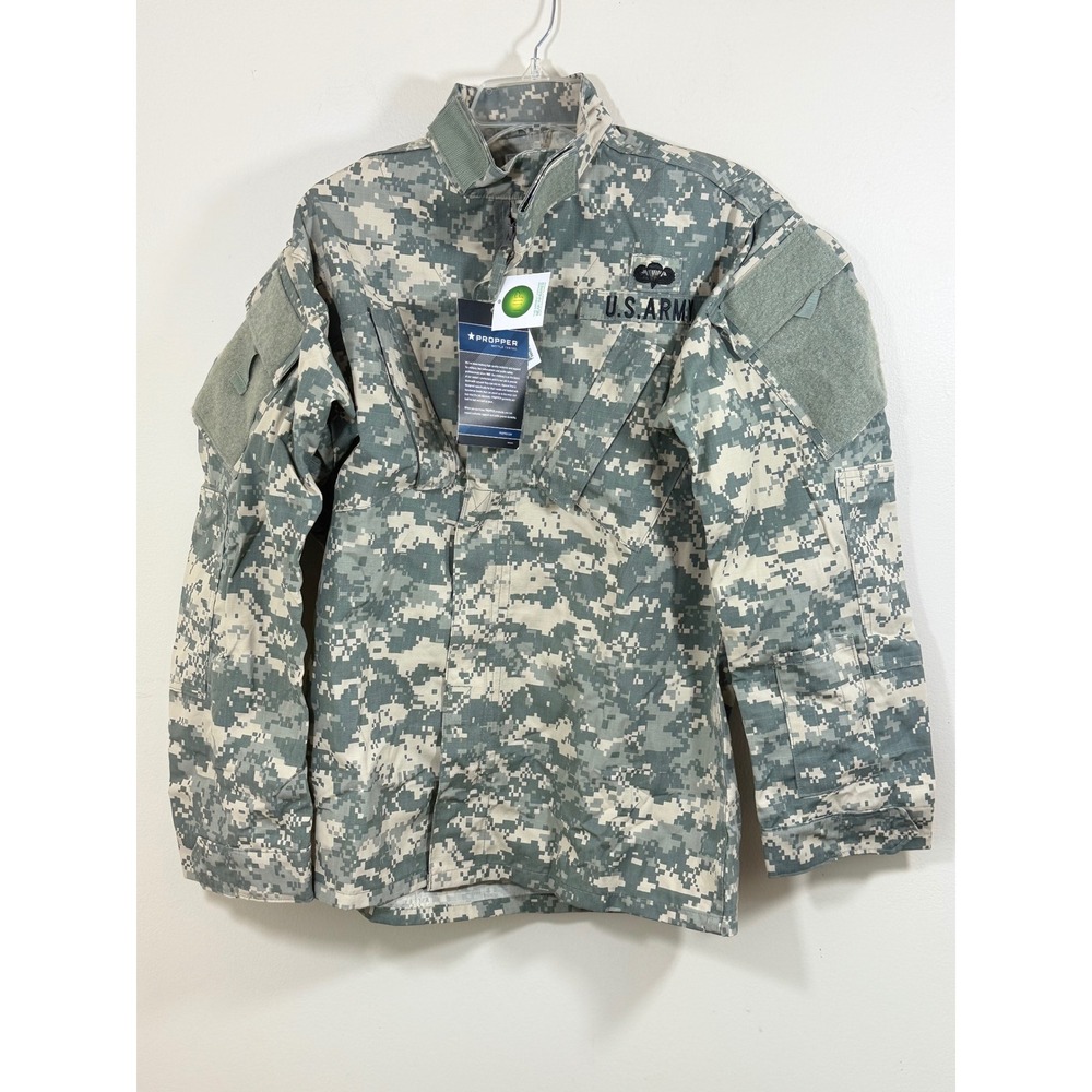 NWT Propper Men S UCP ACU Digital Camo US Army Airborne Combat Coat NIR Ripstop